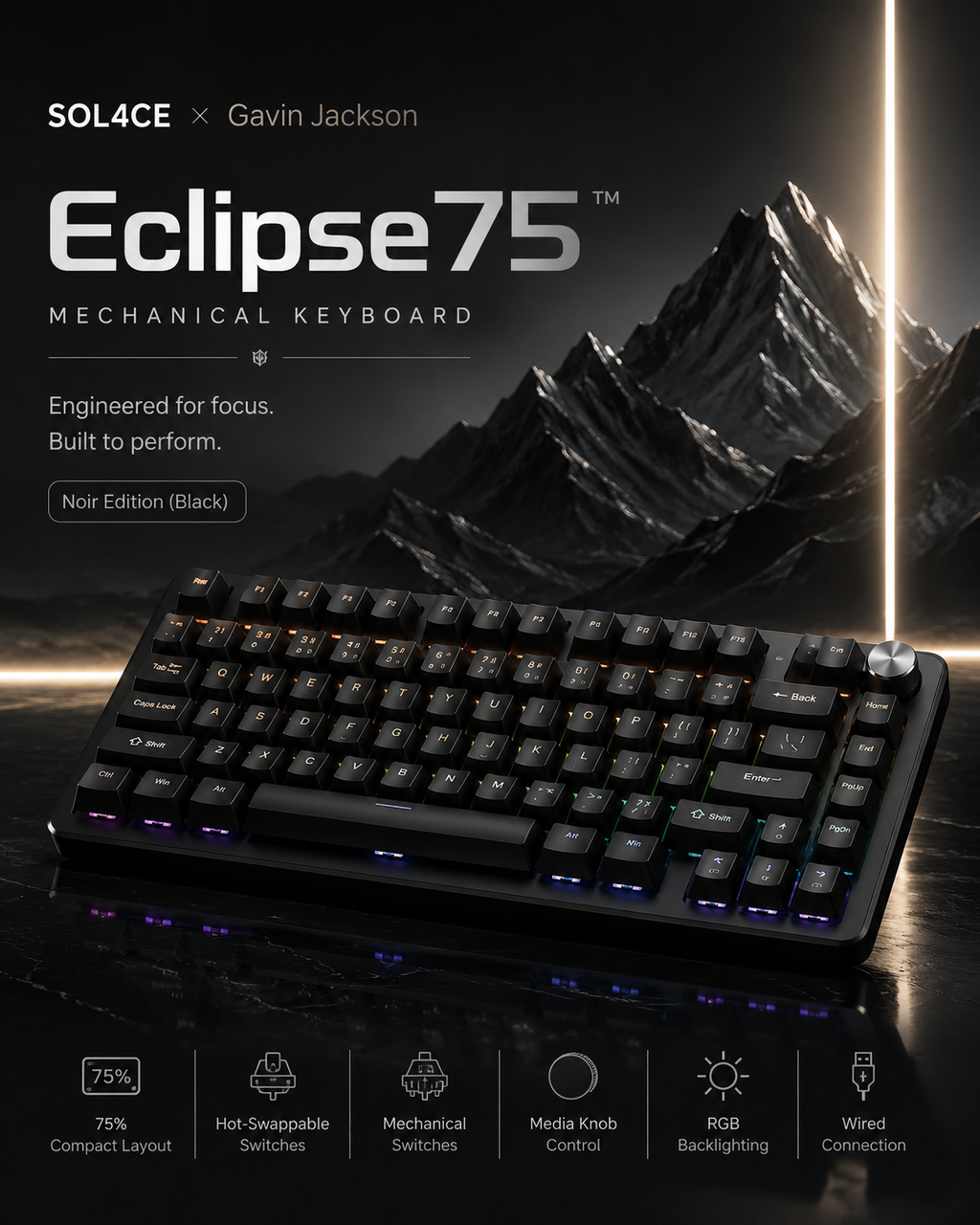 Eclipse75™ Mechanical Keyboard