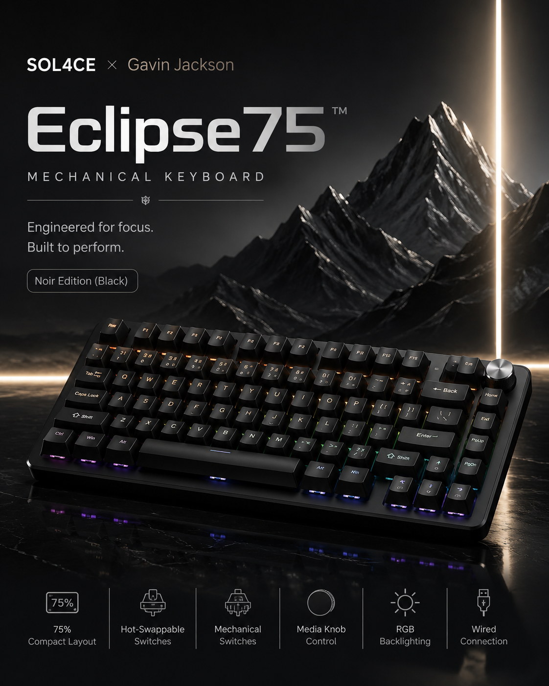 Eclipse75™ Mechanical Keyboard