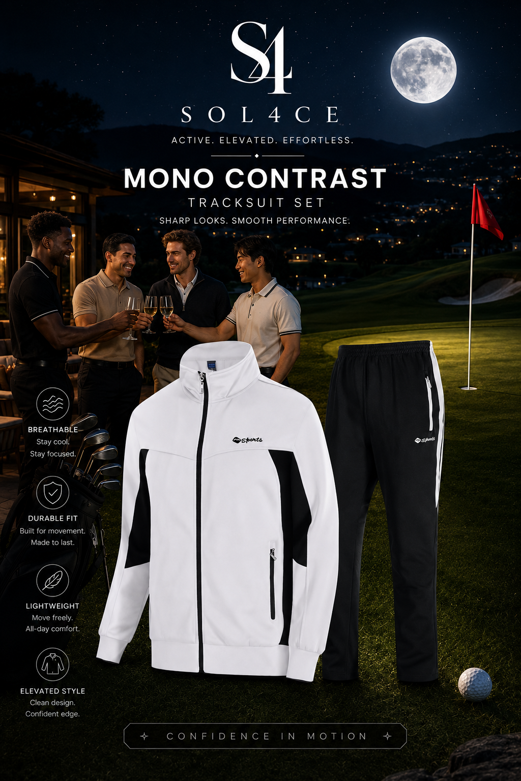 SOL4CE Men’s Performance Tracksuit