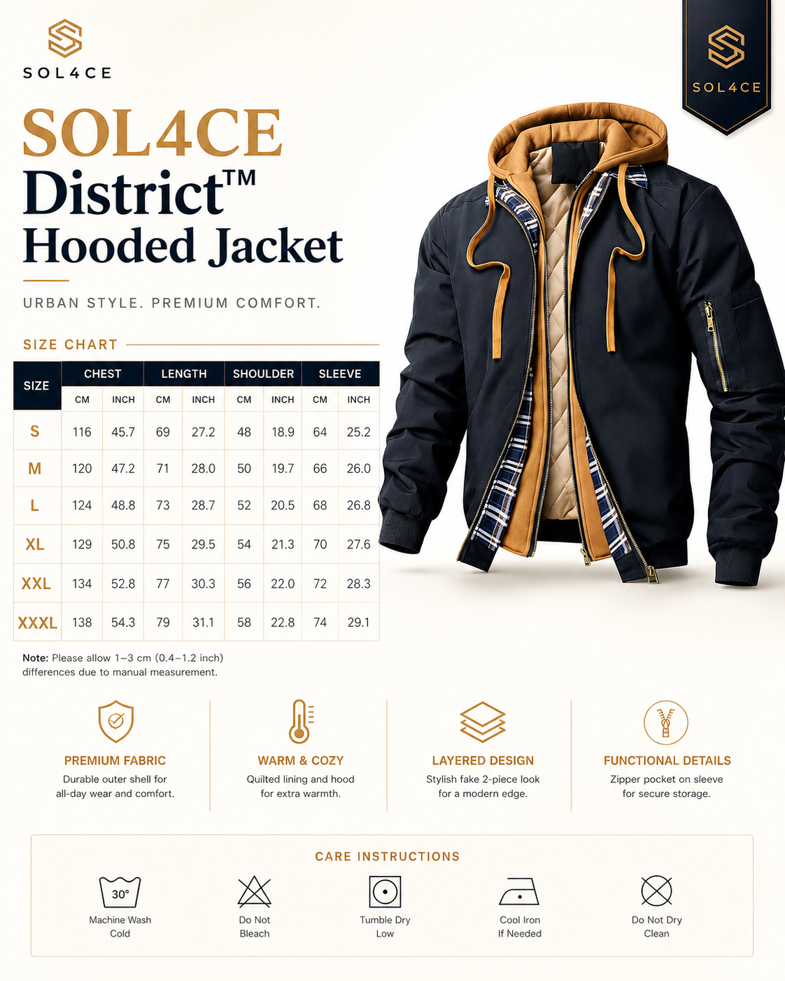 SOL4CE District™ Hooded Jacket