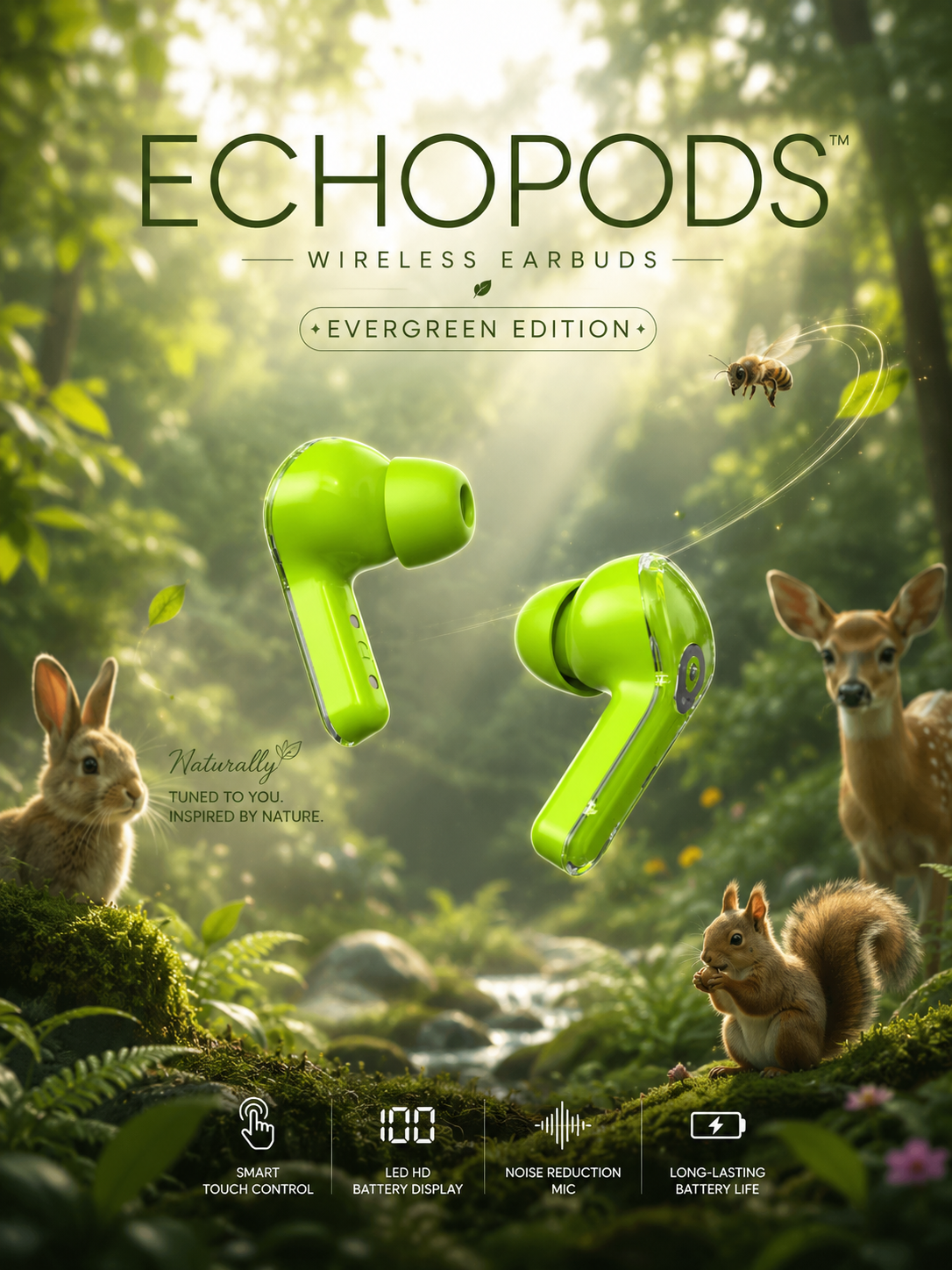 EchoPods™ Wireless Earbuds