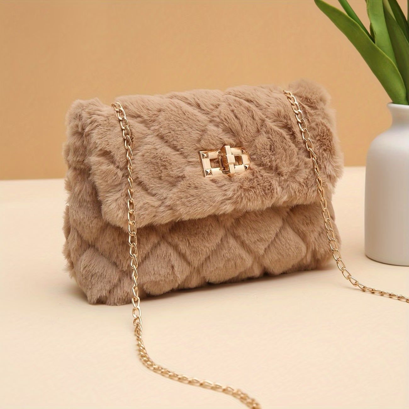 SOL4CE Plush Crossbody Bag