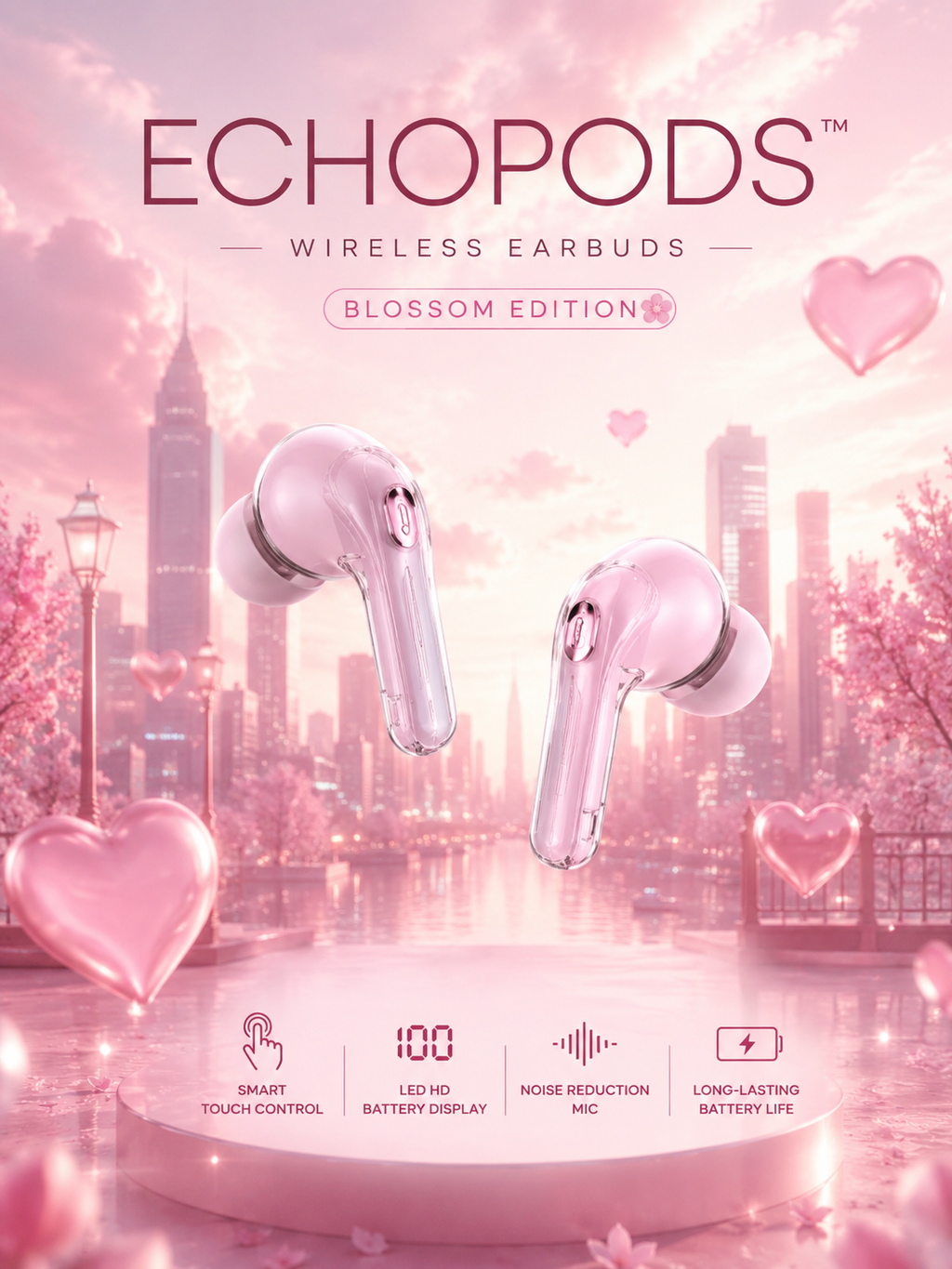 EchoPods™ Wireless Earbuds