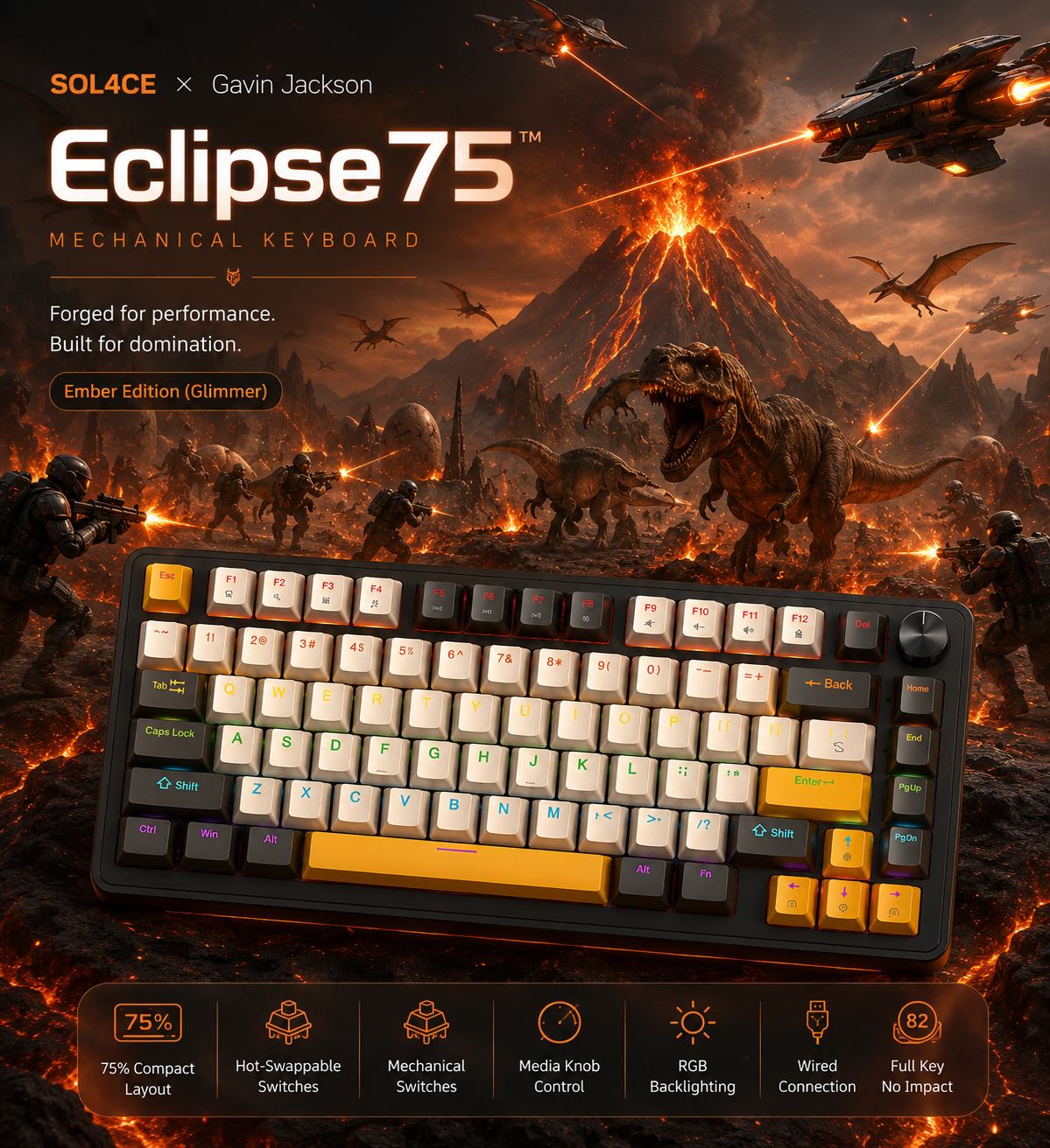 Eclipse75™ Mechanical Keyboard