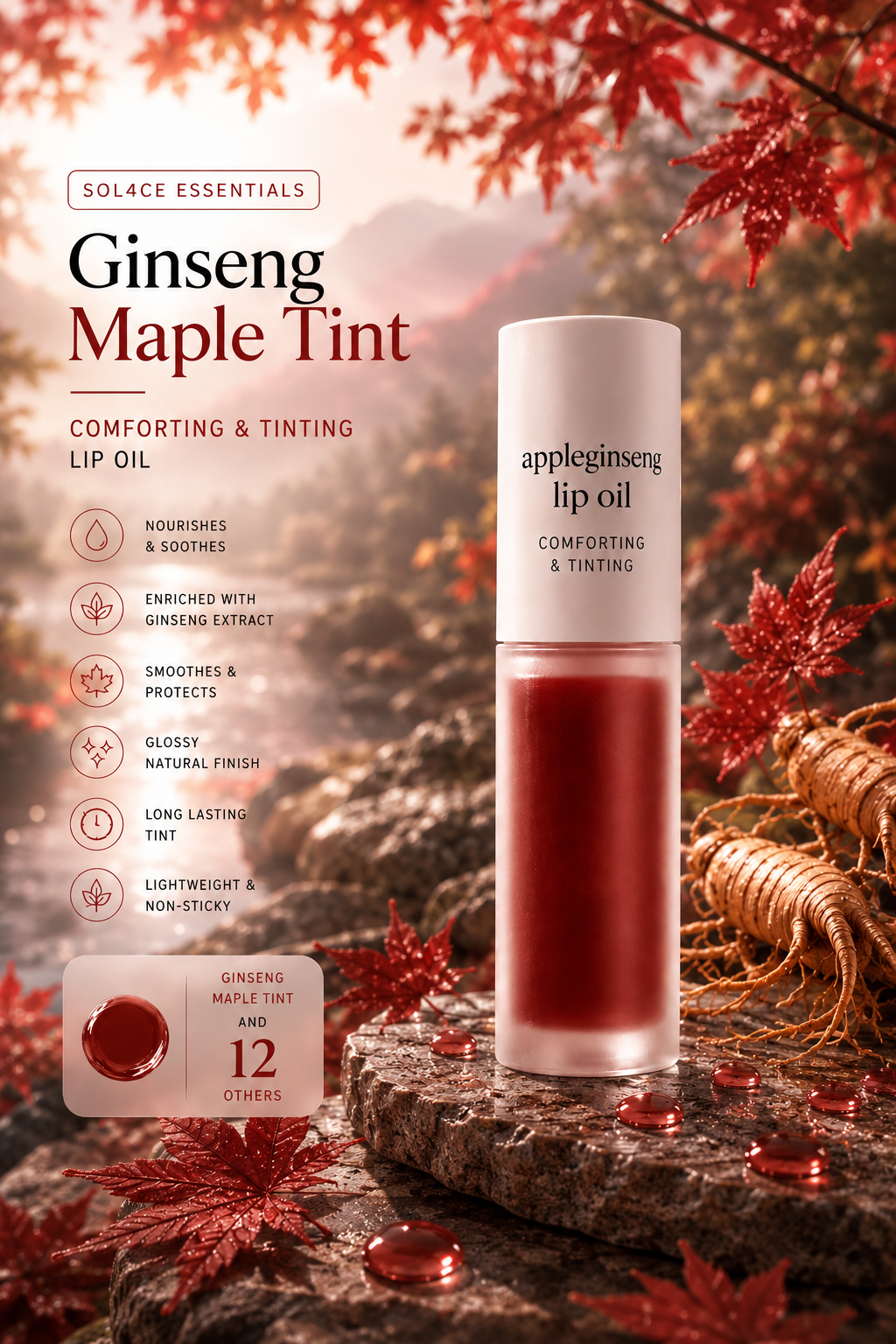SOL4CE Velvet Hydrating Lip Oil