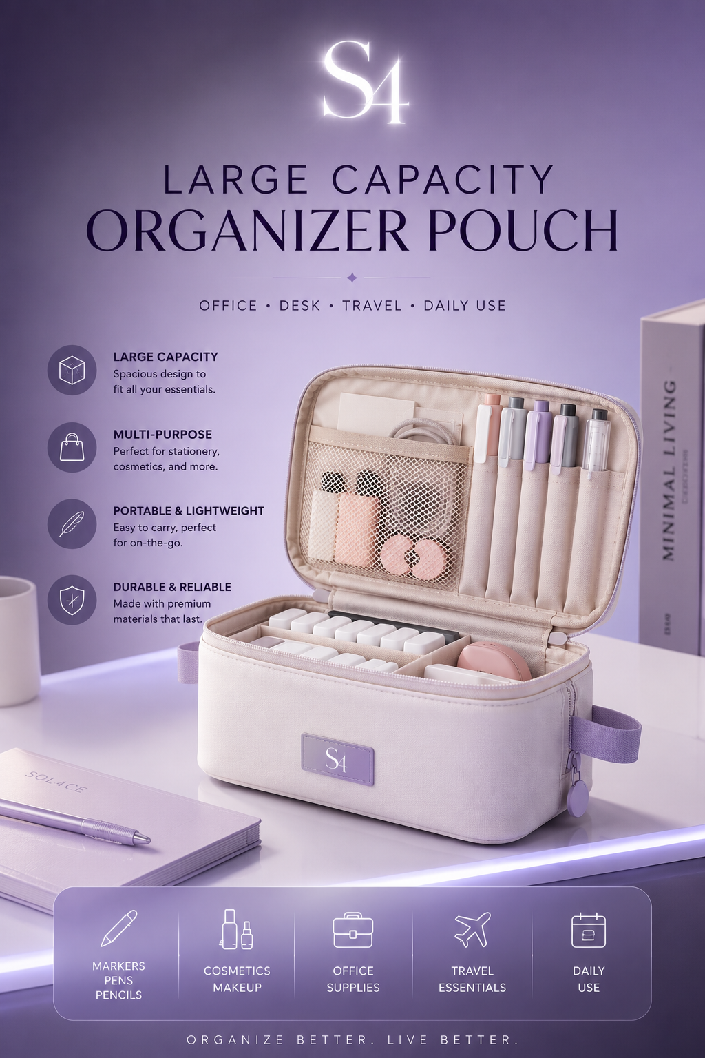 SOL4CE Utility Organizer Pouch