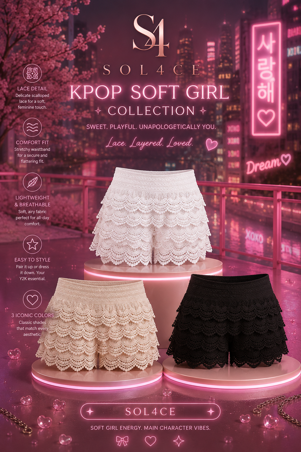 SOL4CE Sugar Lace Collection
