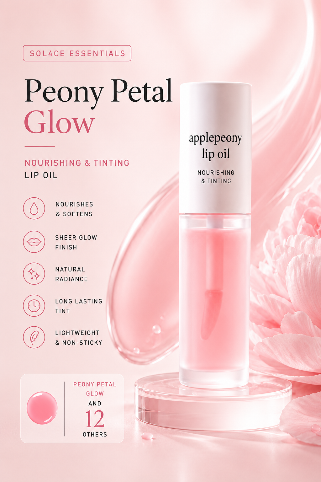 SOL4CE Velvet Hydrating Lip Oil