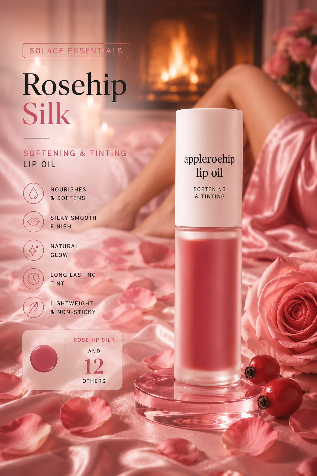 SOL4CE Velvet Hydrating Lip Oil