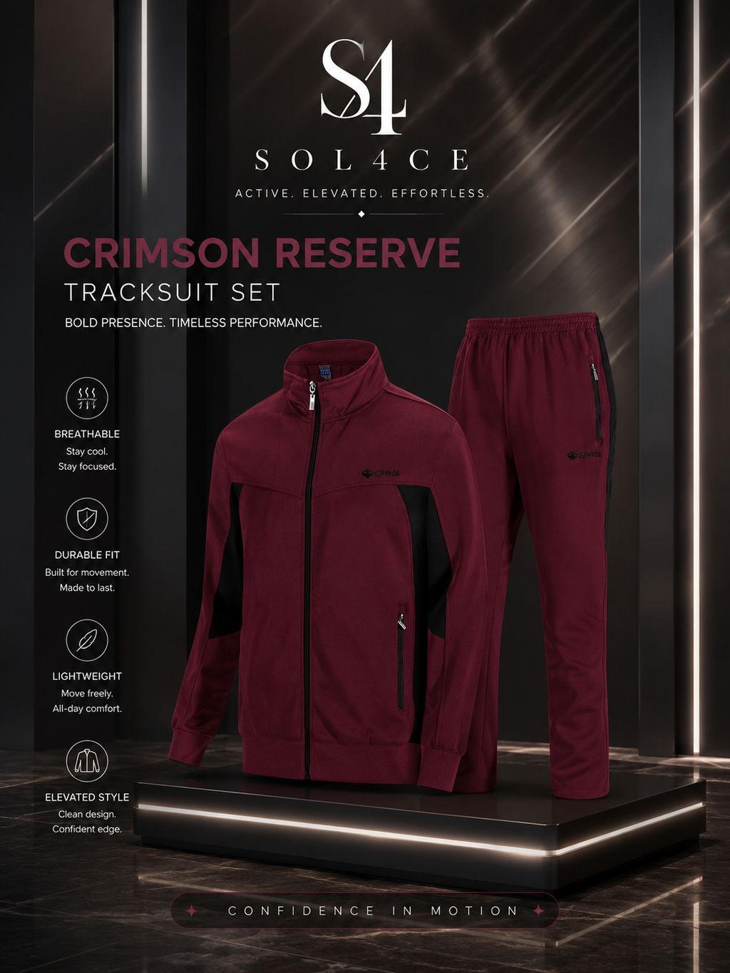 SOL4CE Men’s Performance Tracksuit
