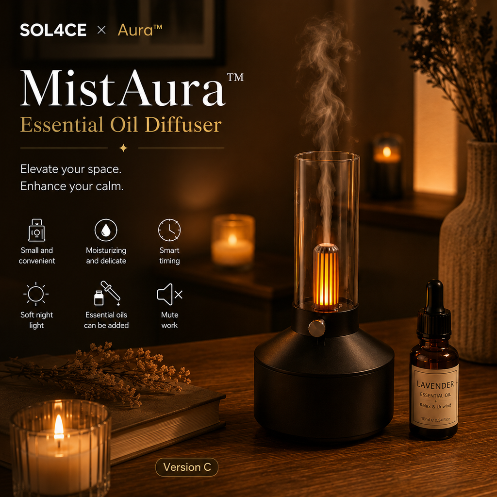 MistAura™ Essential Oil Diffuser
