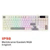FURYCUBE IP98 Membrane Feel Waterproof Ergonomic Support Gaming E-sports High Appearance Wired Silent Keyboard
