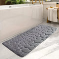 Large Size Bathroom Floor Mat Non-slip Absorbent Bathroom Rug Long Strip Bathtub Floor Mat Home Decor 19.7x47.2in mat