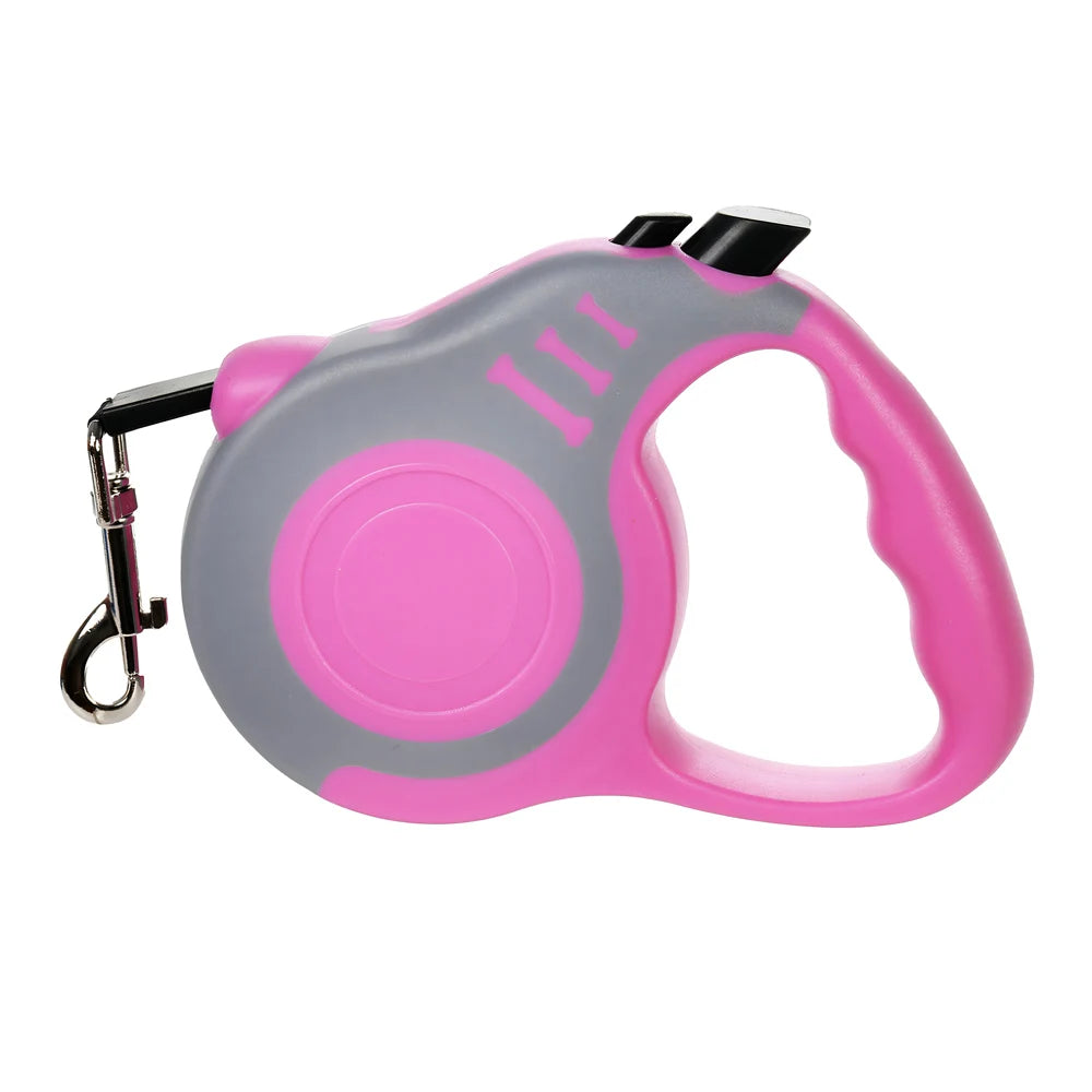 3 Meters 5 Meter Retractable Pet Dog Leash for Small Big Dogs Hiking Walking Traction Rope French Bulldog Chihuahua Accessories