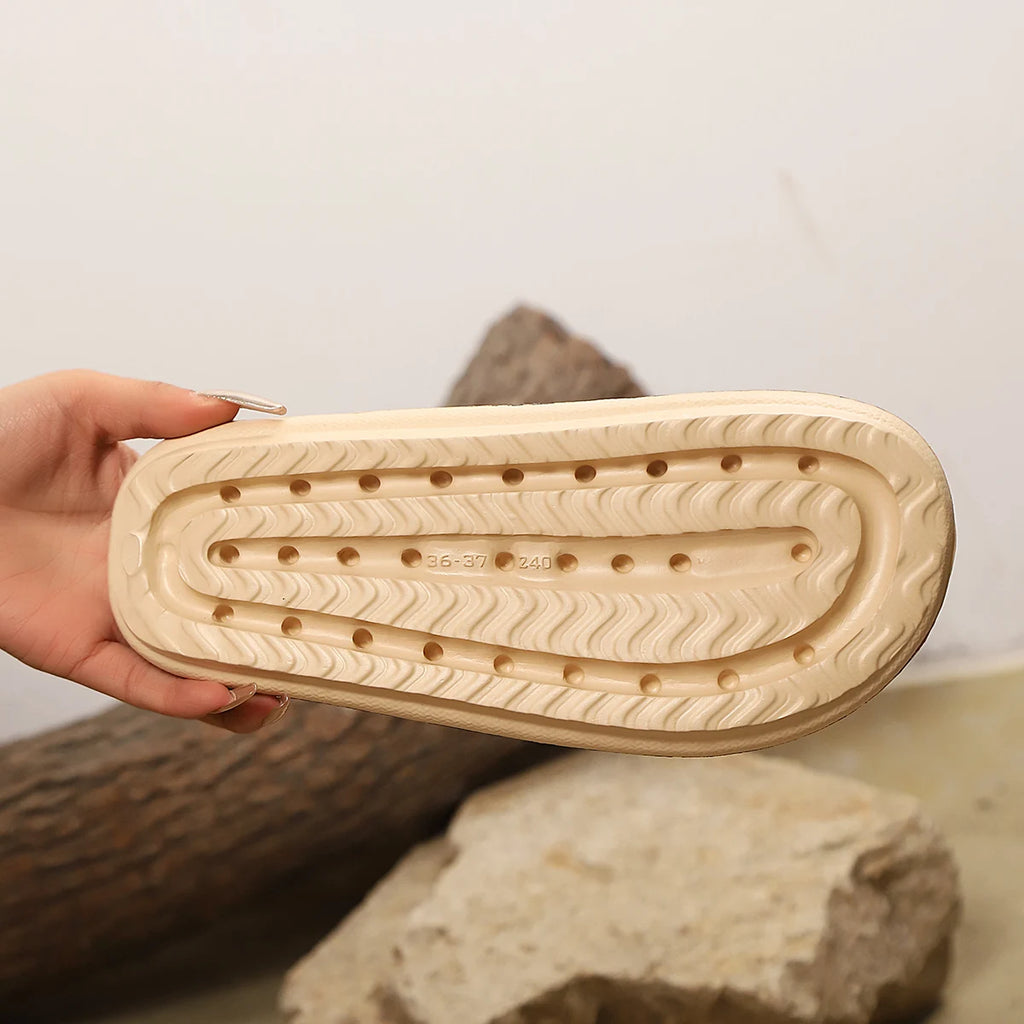 Women's Zebra Print Slip-On Slippers Summer Fashion Versatile Sandals Comfortable Home Slides for Beach Walks Street Wear