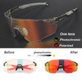 ELICIT New Photochromic Polarized Cycling Glasses Men Women Bike Glasses UV400 Eyewear Sunglasses HikingMTB Road Bicycle Goggles