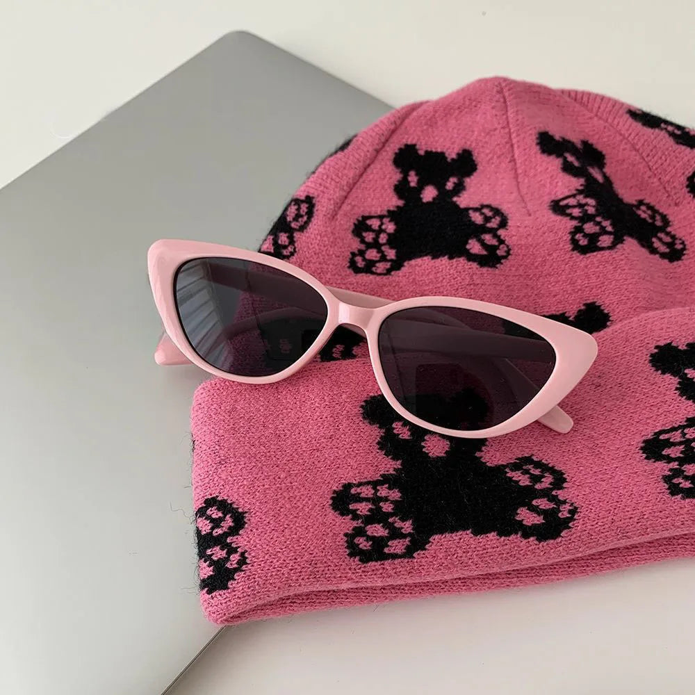 2024 Vintage Cat Eye Women Sunglasses Vintage Small Frame Sun Glasses for Men Luxury Brand Design Outdoor Eyewear UV400