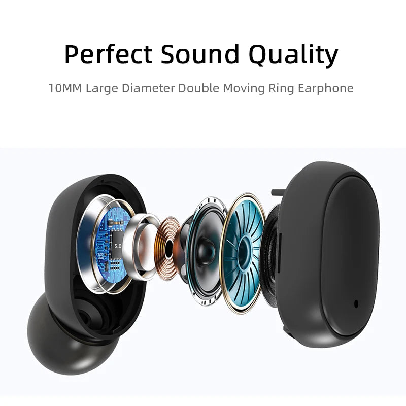 TWS A6S Headset Wireless Earphones Bluetooth Headphones Sport Stereo Fone Bluetooth Earbuds for Xiaomi Huawei