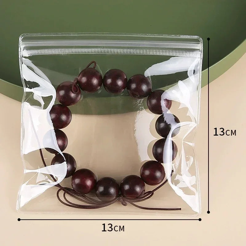 10/20/30/50pcs Jewelry Organizer Pouch Bags Transparent PVC Anti-Oxidation Earring Pendant Necklace Bracelet Storage Holder 2035