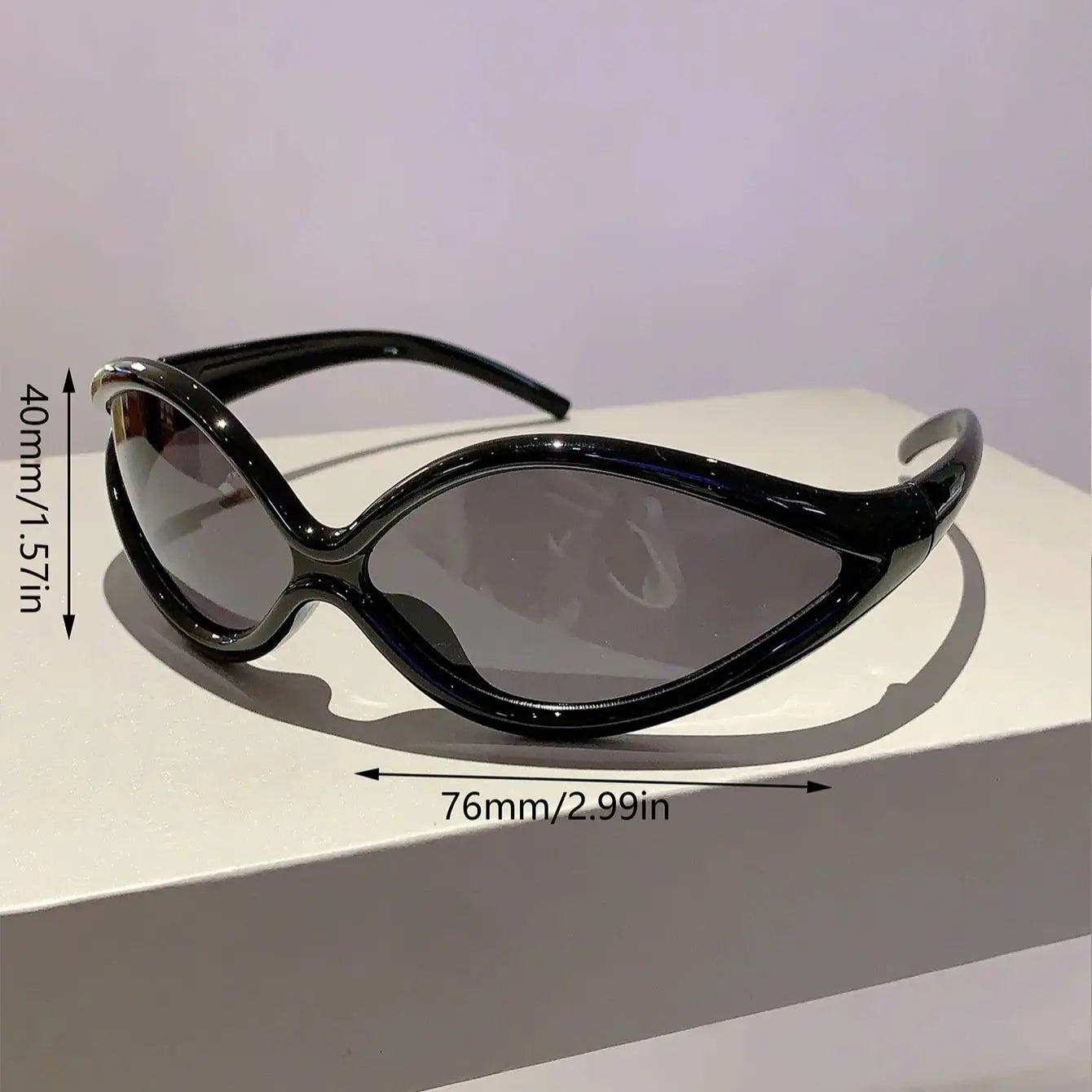 KAMMPT Y2k Cat Eye Sunglasses for Women Men Punk Fashion Stylish UV400 Eyewear Trendy Brand Designer Futuristic Outdoor Shades