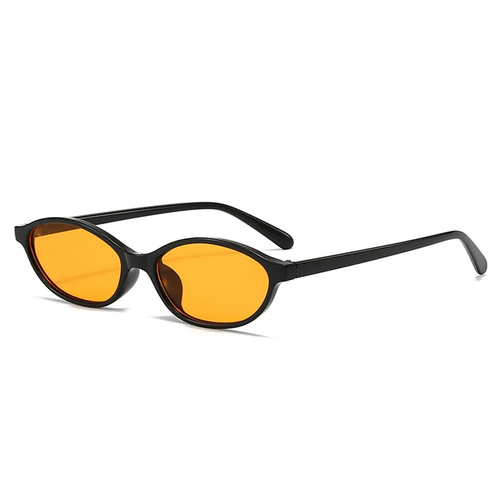 Vintage Small Cat Eye Sunglasses for Women Trendy Half-frame Sun Glasses UV400 Fashion Shades Eyewear Summer Anti UV Sunglasses