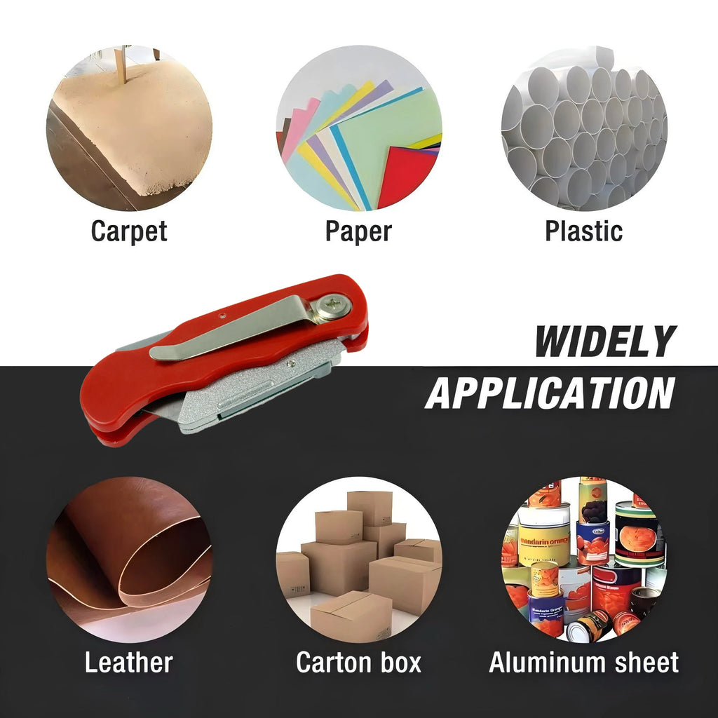 Foldable multi-functional tool, sturdy and durable, paper cutter, electrical cable, multi-functional tool, letter opener.