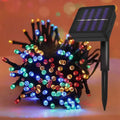 1 Pc Solar Christmas Lights, 50 LED/100 LED/200 LED/300 LED 8 Modes Outdoor Christmas String Lights, Waterproof Solar Fairy Ligh