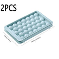 Mini Ice Cube Trays  Tiny Ice Cube Tray with Lid for Freezer, Round Ice Cubes for Chilling Cocktail Whiskey Tea Coffee