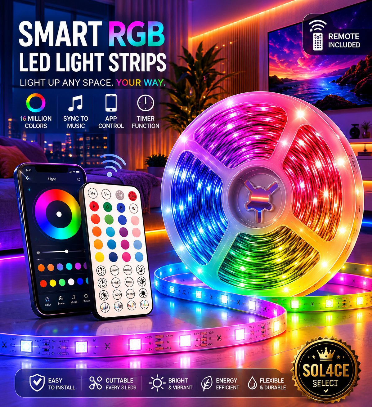 Smart RGB LED Light Strips