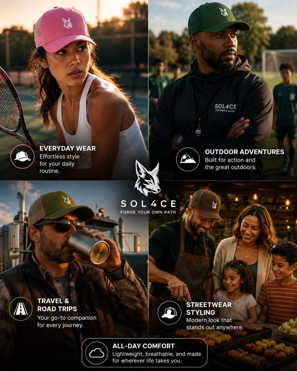 SOL4CE Lone Wolf™ Mesh Hat