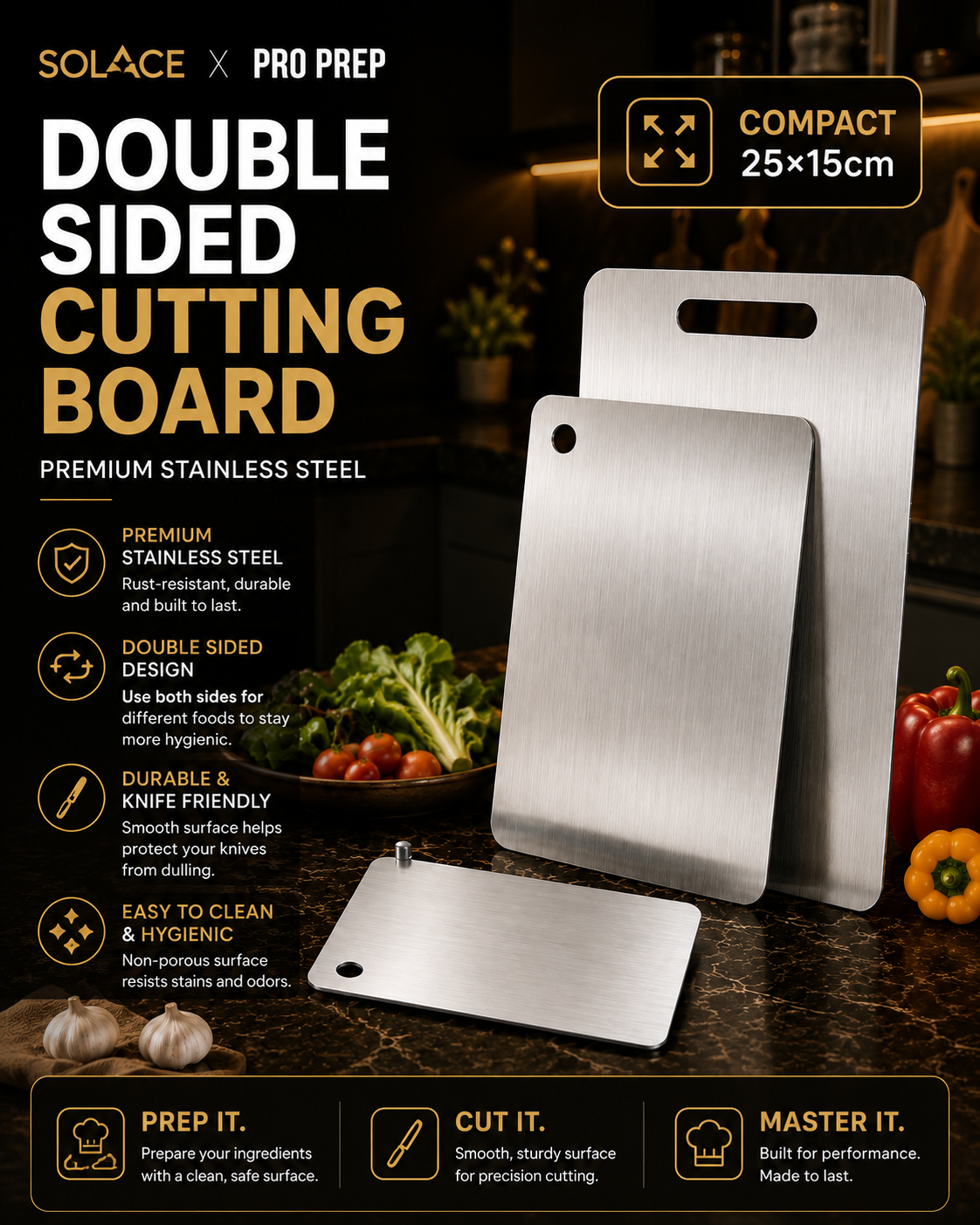 ProPrep™ Double-Sided Cutting Board