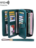 Vintage RFID Clutch Wallet