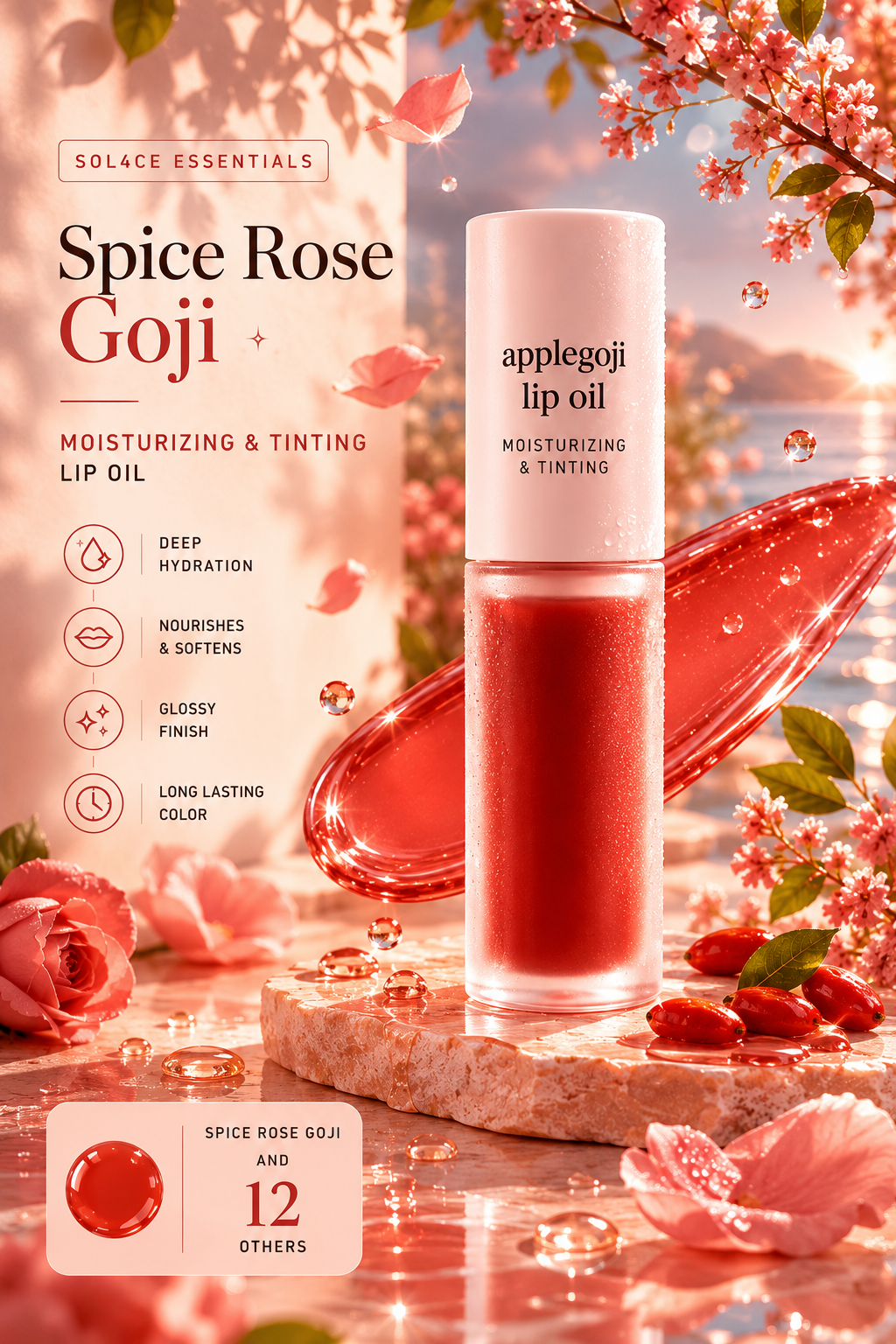 SOL4CE Velvet Hydrating Lip Oil